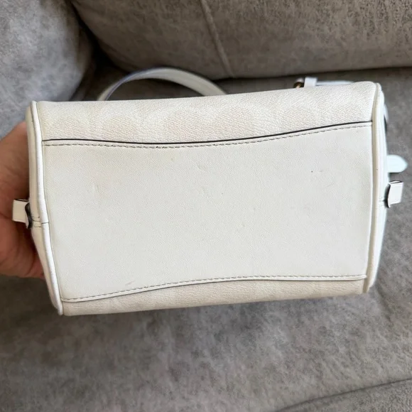 Coach Sydney Satchel in Signature Canvas - Picture 9 of 11